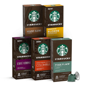 3. Starbucks by Nespresso with 5 best selling Starbucks flavors
