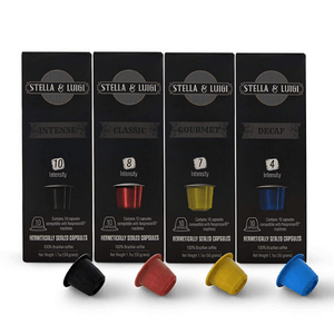 5. Nespresso Compatible Capsules- 4 different flavors in one pack
