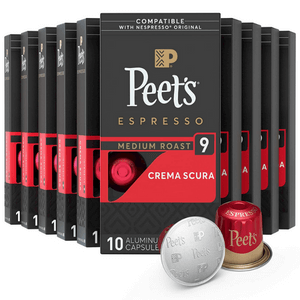 6. Peet's Coffee Espresso Capsules - 100 Capsules