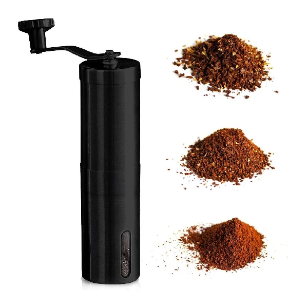 2. Evrim Manual Coffee Grinder with Adjustable Setting