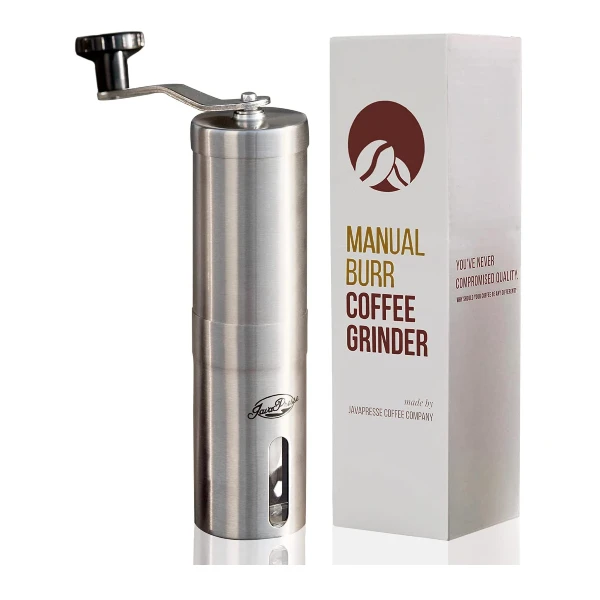 2. JavaPresse Manual Coffee Grinder