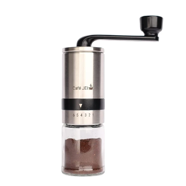 4. Cafe JEI Manual Coffee Grinder with Adjustable