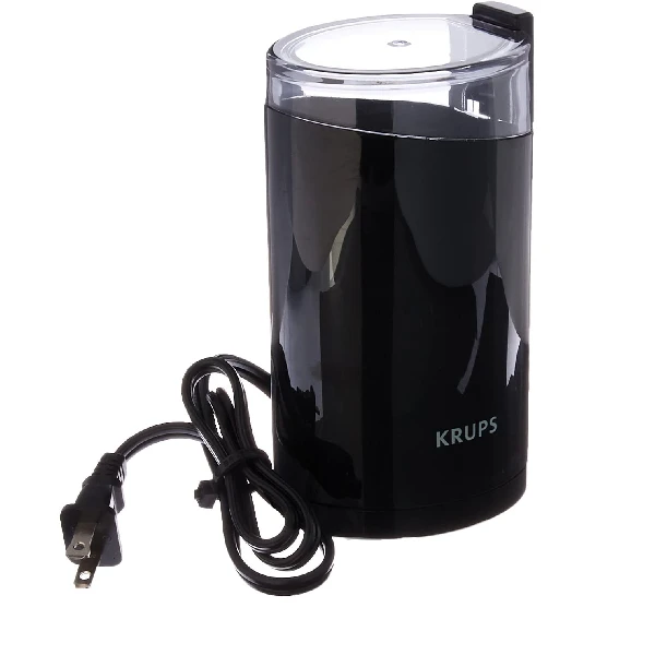 7. Krups Fast Touch Coffee Grinder Electric 3 Oz. Black